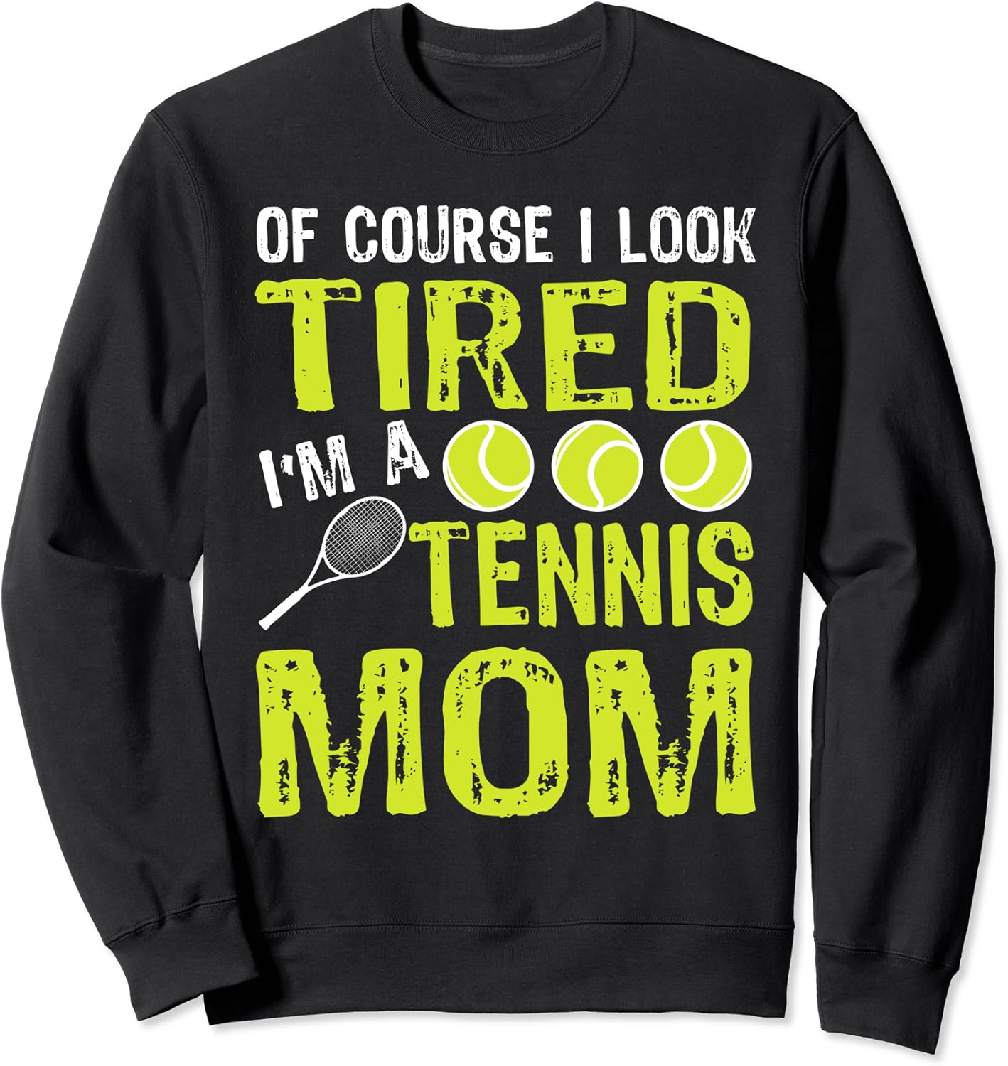 Tennis Mom Funny Mother of Tennis Player Sweatshirt Amazon.co.uk Fashion